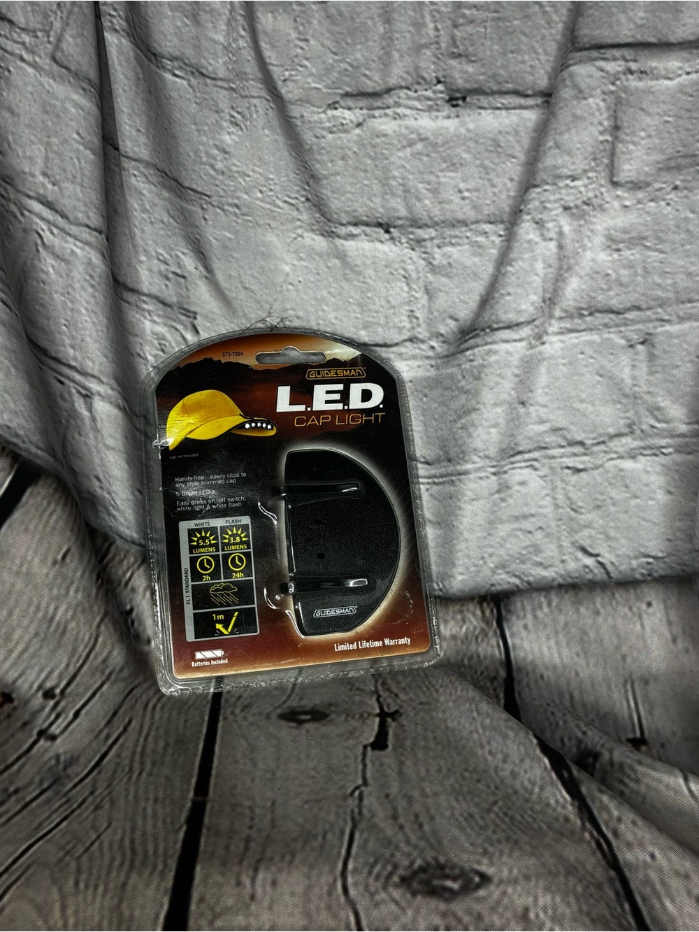 5/$20 Guidesman LED Black Cap Light Headlamp New Hunting Gear Camping Outdoors